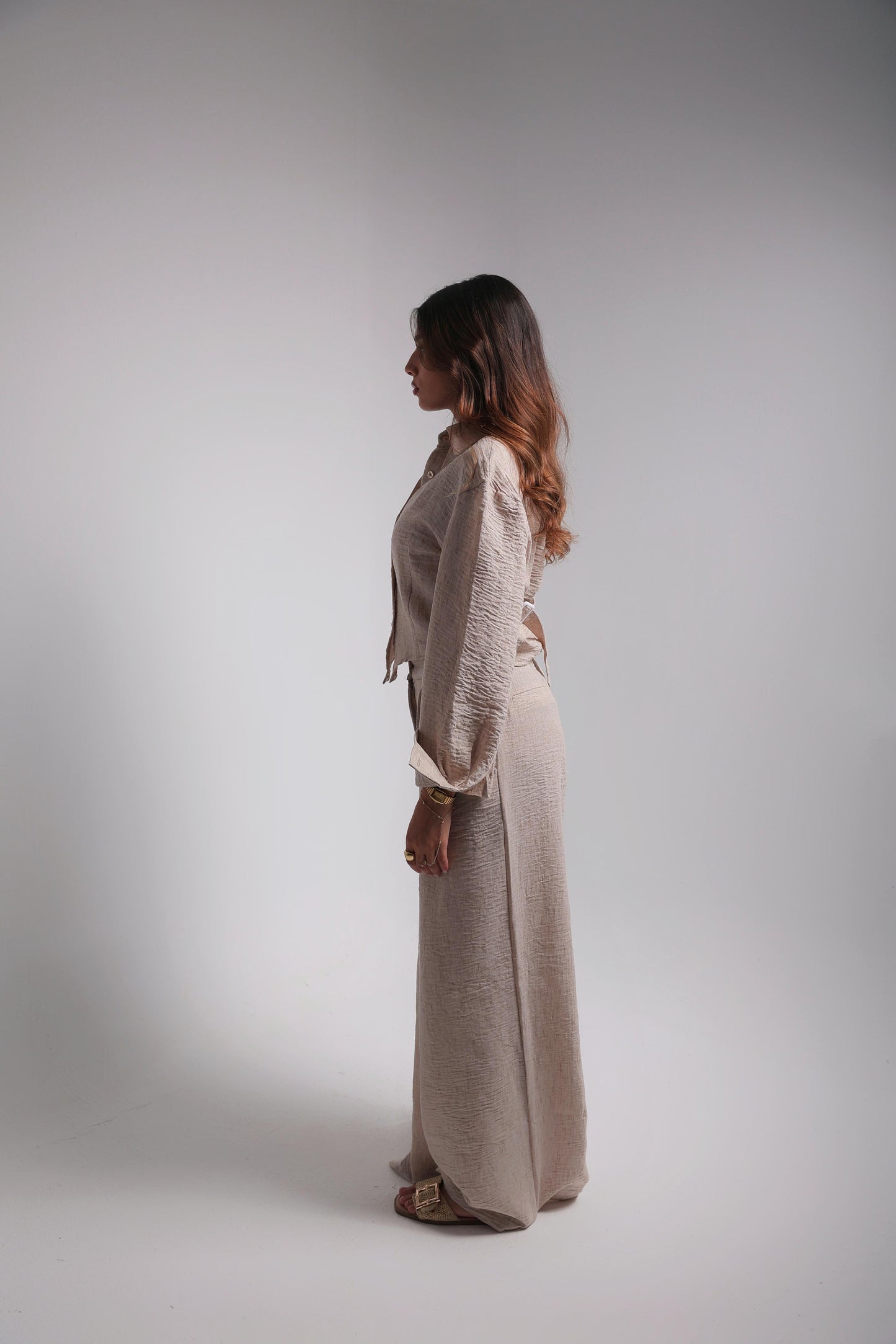 The Linen Set - Beige