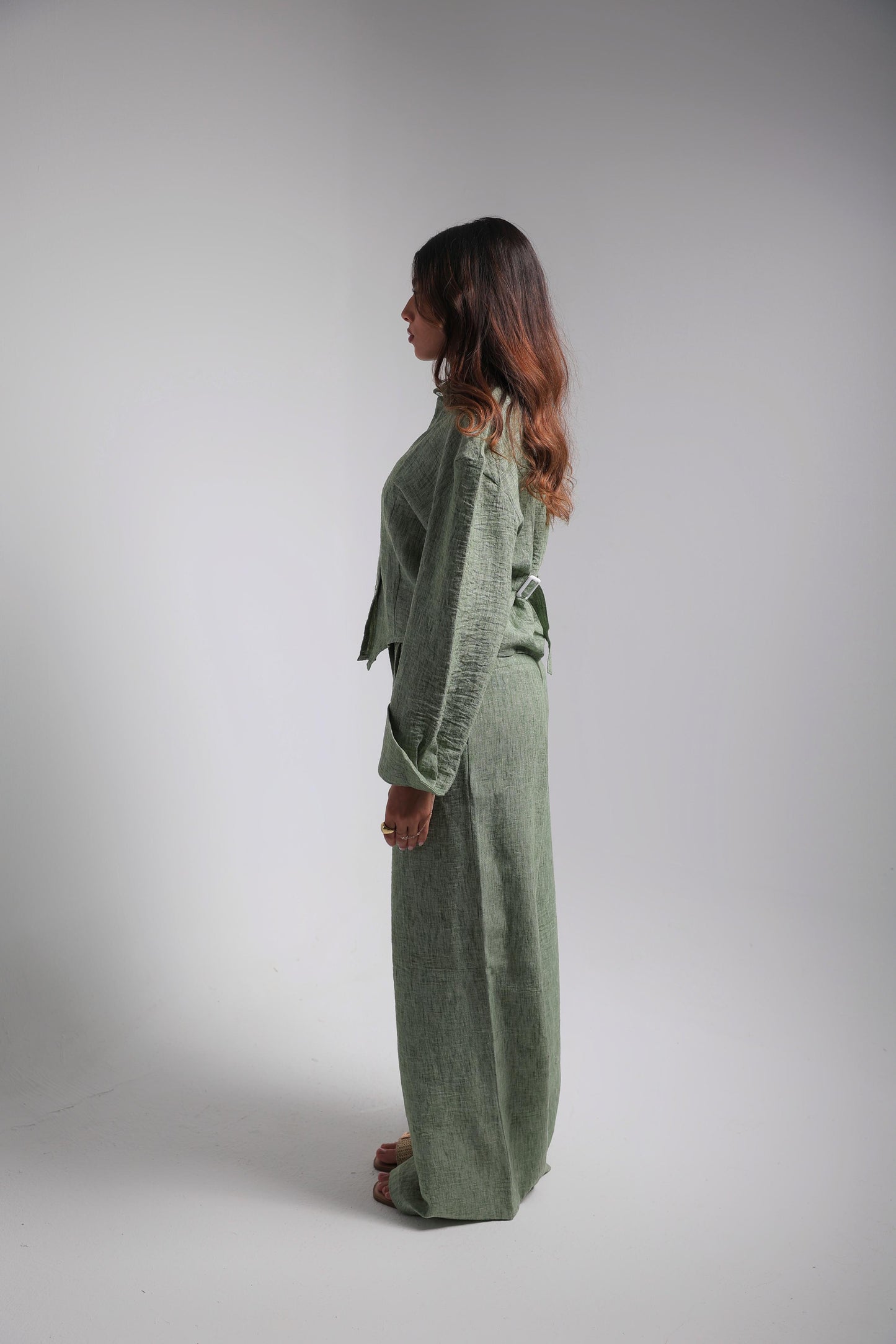 The Linen Set - Green