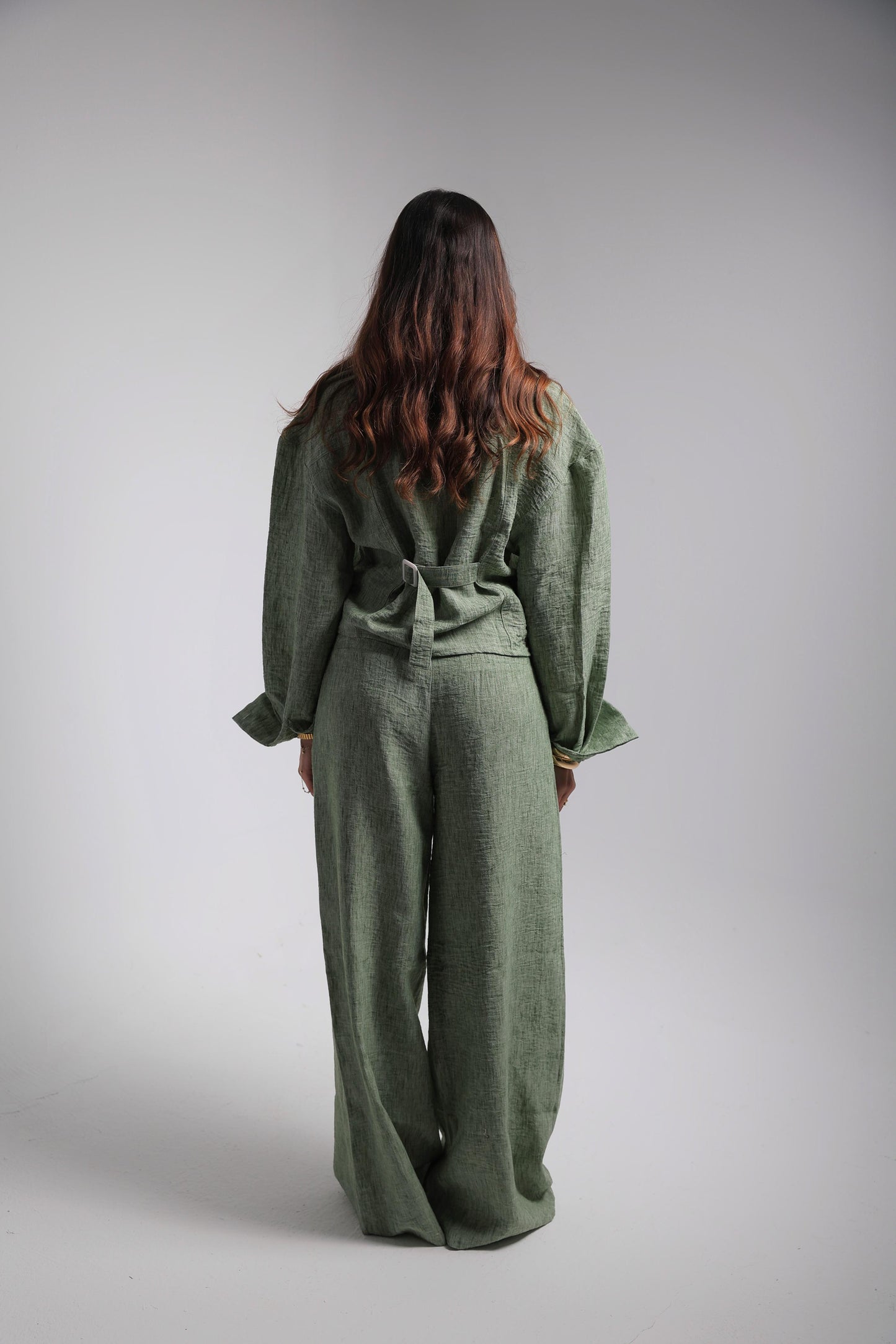 The Linen Set - Green