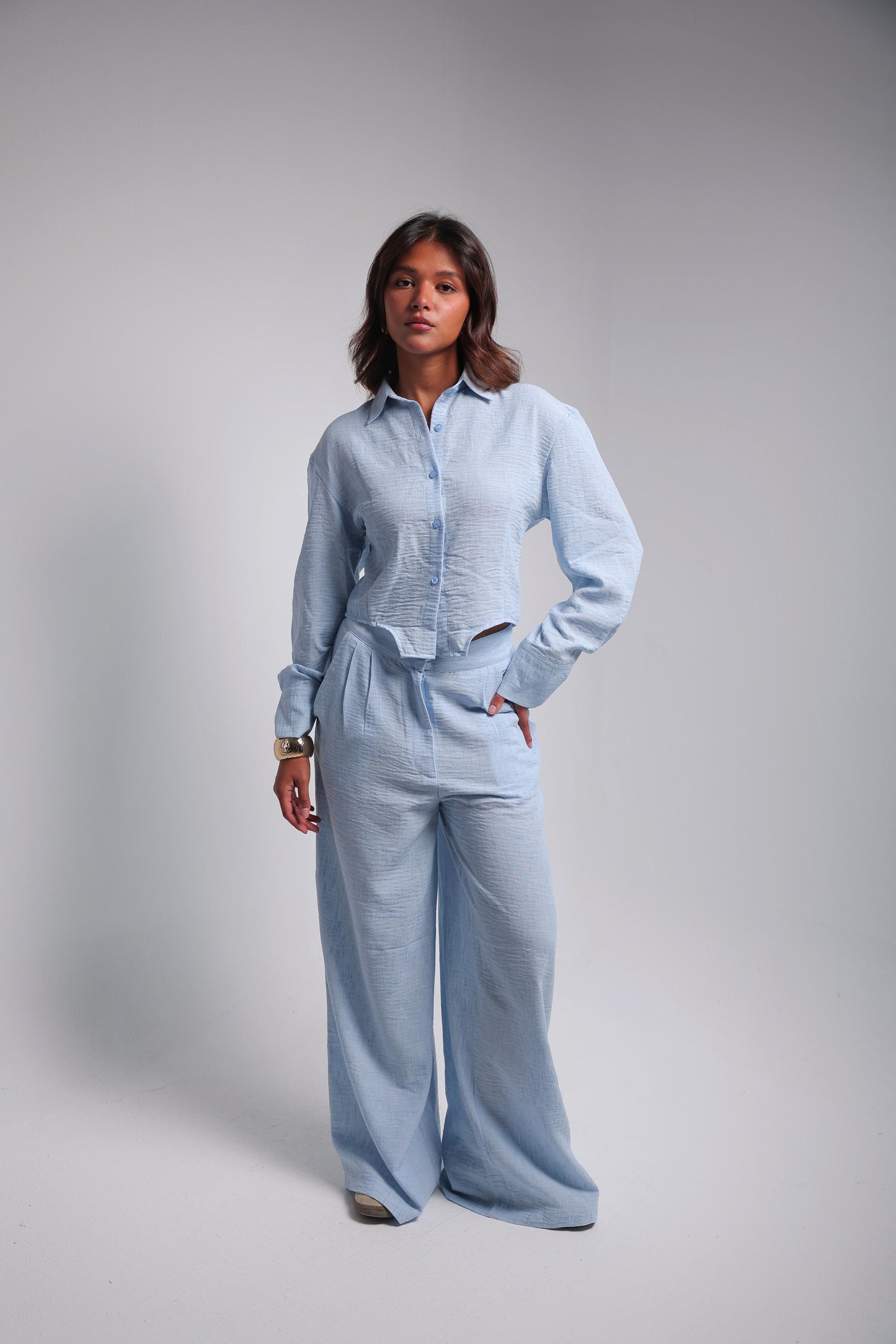 The Linen Set - Blue