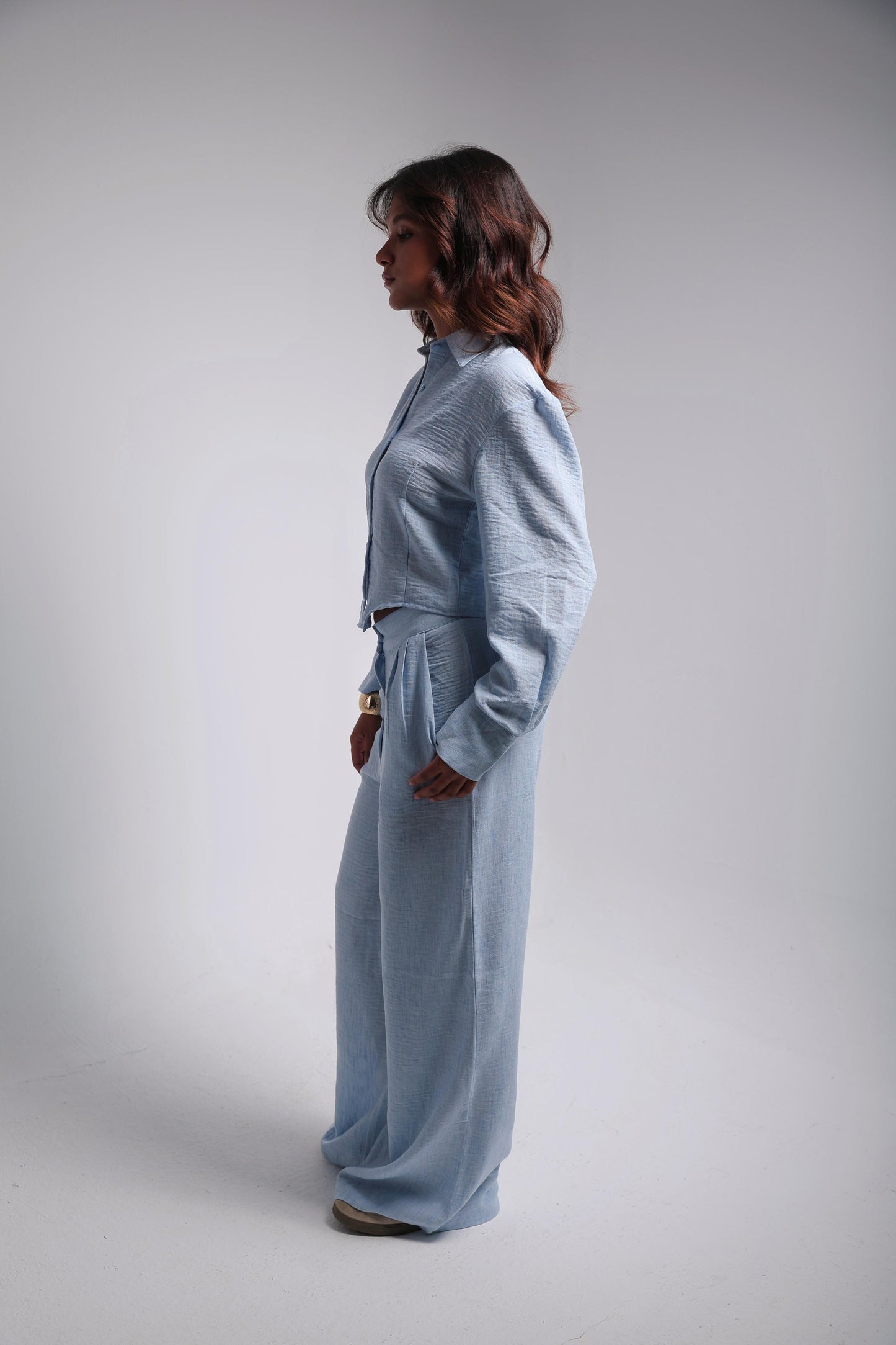 The Linen Set - Blue