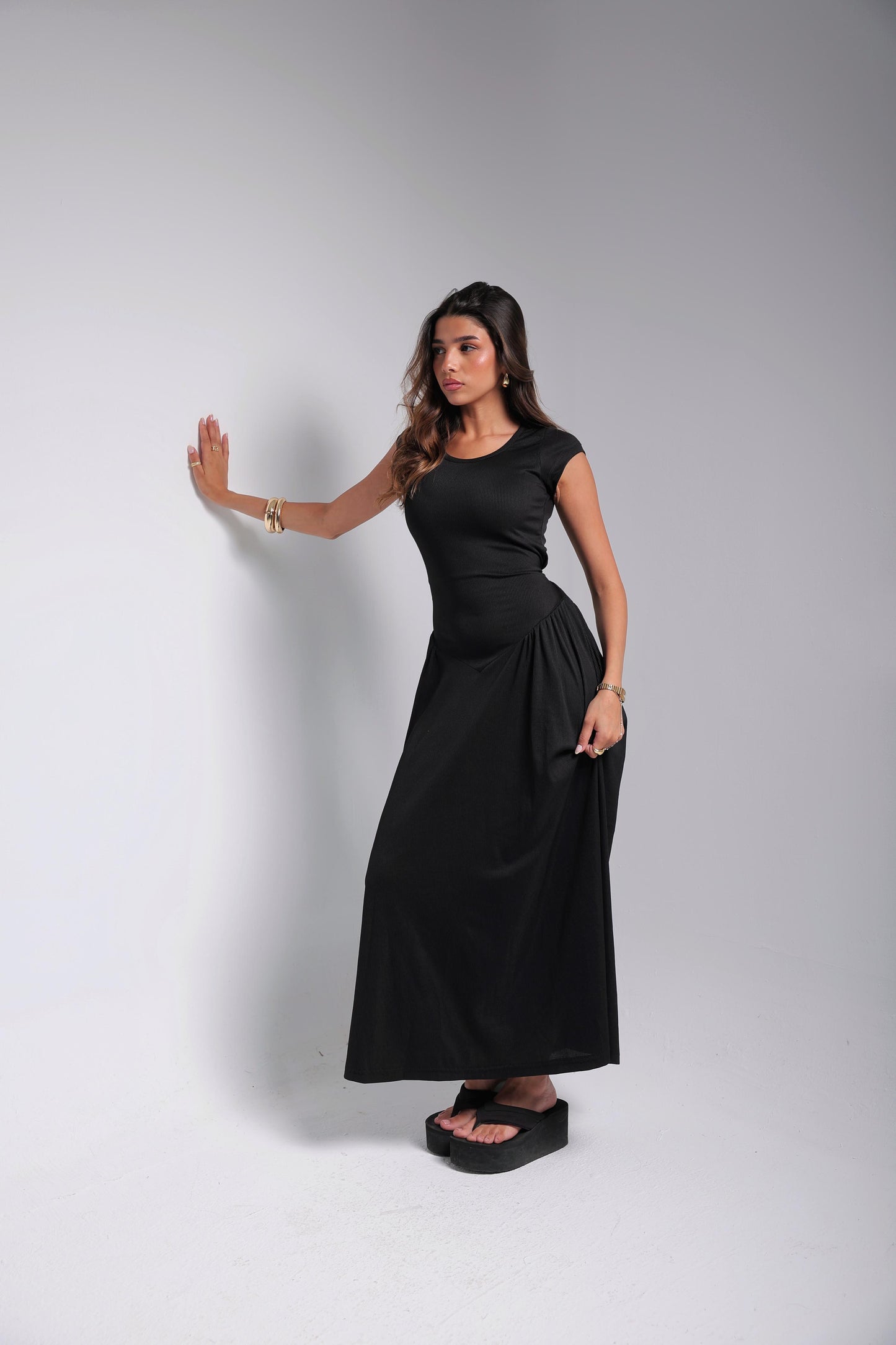 Midi Dress - Black