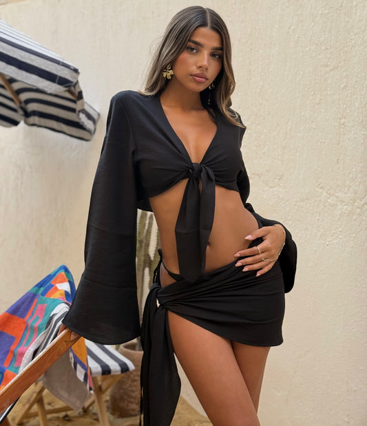 Wave Set In Black