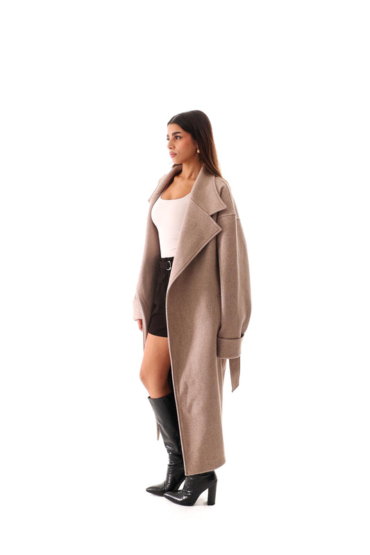 Oversized Beige Coat